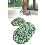 Chilai Home Cladant Djt 2'li Set Banyo Paspası Kaymaz Tabanlı Banyo Halısı Klozet Takımı