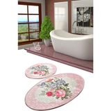 Chilai Home Coco 2'li Set Klozet Takımı Banyo Paspas Seti Halısı Djtbanyo - Renkli - 1295