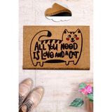 Chilai Home Coco All You Need Doğal Koko Paspas,kıl Kapı Önü Paspası - 40 x 60 cm - Renkli