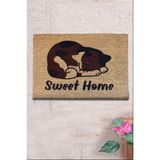 Chilai Home Coco Alvas 40x60 cm Doğal Koko Kıl Paspas