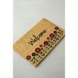 Chilai Home Coco Blattern 40x60 Cm Kıl Paspas, Dekoratif Çok Amaçlı İç Ve Dış Kapı Paspası