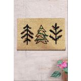 Chilai Home Coco Borovica 40x60 cm Doğal Koko Kıl Kapı Önü Paspası