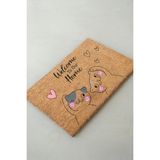 Chilai Home Coco Burrow 40 x 60 cm Kıl Paspas , iç ve dış kapı paspası - Açık Kahve