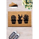 Chilai Home Coco Cereus Doğal Koko Paspas,40x60 Cm Kıl Kapı Önü Paspası - 40 x 60 cm - Renkli
