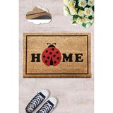 Chilai Home Coco Coccinella Doğal Koko Paspas,kıl Kapı Önü Paspası - 40 x 60 cm - Renkli