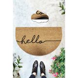 Chilai Home Coco Depin Doğal Koko Paspas,45x75 Cm Kıl Kapı Önü Paspası