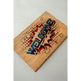 Chilai Home Coco Effet Doğal Koko Paspas,40x60 Cm Kıl Kapı Önü Paspası