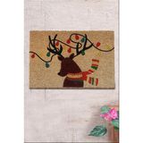 Chilai Home Coco Eleni 40x60 cm Doğal Koko Kıl Kapı Önü Paspası