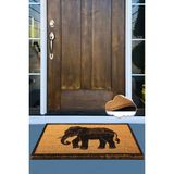 Chilai Home Coco Elephant Doğal Koko Paspas,kıl Kapı Önü Paspası - 40 x 60 cm - Renkli