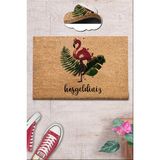 Chilai Home Coco Enco Doğal Koko Paspas,kıl Kapı Önü Paspası - 40 x 60 cm - Renkli