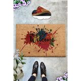 Chilai Home Coco Falling Doğal Koko Paspas,40x60 Cm Kıl Kapı Önü Paspası - 40 x 60 cm - Renkli