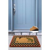 Chilai Home Coco Frog Red Doğal Koko Paspas,kıl Kapı Önü Paspası - 40 x 60 cm - Renkli