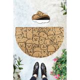 Chilai Home Coco Galia 45X75 cm Doğal Koko Kıl Paspas,Hindistan Cevizi Naturel Kapı Önü Paspası