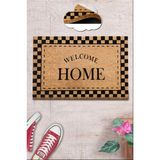 Chilai Home Coco Glamour Black Doğal Koko Paspas,kıl Kapı Önü Paspası - 40 x 60 cm - Renkli