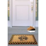 Chilai Home Coco Glamour Yellow Doğal Koko Paspas,kıl Kapı Önü Paspası - 40 x 60 cm - Renkli