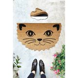 Chilai Home Coco Grazie 45X75 cm Doğal Koko Kıl Paspas,hindistan Naturel Kapı Önü Paspası - Çok Renkli - 68 x 75 cm