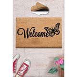 Chilai Home Coco Gutterfly Koko 40x60 Cm Kıl Kapı Önü Paspası - 40 x 60 cm - Renkli
