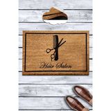Chilai Home Coco Hair Salon Kuaför Berber Doğal Koko Paspas,kıl Kapı Önü Paspası - 40 x 60 cm - Renkli