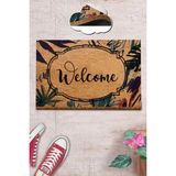 Chilai Home Coco Hojaco Doğal Koko Paspas,40x60 Cm Kıl Kapı Önü Paspası - 40 x 60 cm - Renkli