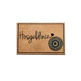 Chilai Home Coco Hoşgeldiniz Nazar 40x60 Cm Doğal Koko Kıl Paspas,hindistan Naturel Kapı Önü Paspası