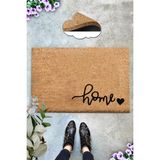Chilai Home Coco Icon Koko Paspas Açık Kahve Renkli 40x60 Cm Kaymaz Tabanlı Kapı Önü Paspası - 40 x 60 cm