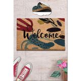 Chilai Home Coco Journal Doğal Koko Paspas,40x60 Cm Kıl Kapı Önü Paspası - 40 x 60 cm - Renkli