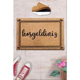 Chilai Home Coco Lamelle Doğal Koko Paspas,40x60 Cm Kıl Kapı Önü Paspası - 40 x 60 cm - Renkli