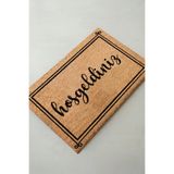 Chilai Home Coco Lamelle Doğal Koko Paspas,40x60 Cm Kıl Kapı Önü Paspası