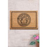 Chilai Home Coco Leqepha 40x60 cm Doğal Koko Kıl Paspas