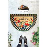Chilai Home Coco Lezione 45X75 cm Doğal Koko Kıl Paspas,hindistan Naturel Kapı Önü Paspası - Çok Renkli - 73 x 75 cm