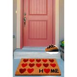 Chilai Home Coco Mat Heart Doğal Koko Kapı Önü Paspas