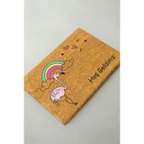 Chilai Home Coco Menkoa Mat Doğal Koko Paspas,40x60 Cm Kıl Kapı Önü Paspası - Açık Kahve - 40 x 60 cm