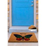 Chilai Home Coco Morpho Doğal Koko Paspas,kıl Kapı Önü Paspası - 40 x 60 cm - Renkli