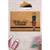 Chilai Home Coco Mujer Koko Paspas,kıl Kapı Önü Paspası - 40 x 60 cm - Renkli