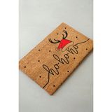 Chilai Home Coco Noel Doğal Koko Paspas,40x60 Cm Kıl Kapı Önü Paspası - Açık Kahve - 40 x 60 cm