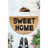 Chilai Home Coco Nueve 45X75 cm Doğal Koko Kıl Paspas,hindistan Naturel Kapı Önü Paspası - Çok Renkli - 45 x 75 cm