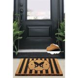 Chilai Home Coco Papillon Black Doğal Koko Paspas,kıl Kapı Önü Paspası - 40 x 60 cm - Renkli