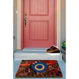 Chilai Home Coco Perle Doğal Koko Paspas,kıl Kapı Önü Paspası - 40 x 60 cm - Renkli