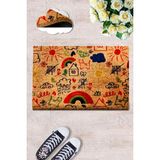 Chilai Home Coco Pingis Mat Doğal Koko Paspas,40x60 Cm Kıl Kapı Önü Paspası - 40 x 60 cm - Renkli