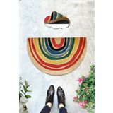Chilai Home Coco Porque 45x75 cm Doğal Koko Kıl Paspas