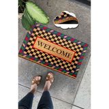Chilai Home Coco Purple Square Doğal Koko Paspas 40x60 Cm - 40 x 60 cm - Renkli