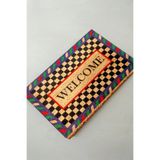 Chilai Home Coco Purple Square Doğal Koko Paspas 40x60 Cm