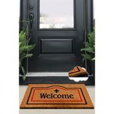 Chilai Home Coco Red Pattern Doğal Koko Paspas,kıl Kapı Önü Paspası - 40 x 60 cm - Renkli