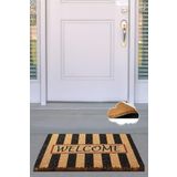 Chilai Home Coco Retta Black Doğal Koko Kıl Kapı Önü Paspası