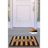 Chilai Home Coco Retta Black Doğal Koko Paspas,kıl Kapı Önü Paspası - 40 x 60 cm - Renkli