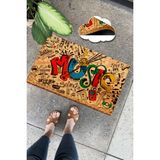 Chilai Home Coco Soprano Doğal Koko Paspas,kıl Kapı Önü Paspası - 40 x 60 cm - Renkli