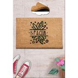 Chilai Home Coco Spaclub Doğal Koko Paspas, Kıl Kapı Önü Paspası - 40 x 60 cm - Renkli