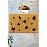 Chilai Home Coco Starco Mat Doğal Koko Paspas,40x60 Cm Kıl Kapı Önü Paspası - 40 x 60 cm - Renkli