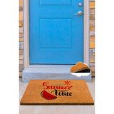 Chilai Home Coco Summer Time Doğal Koko Paspas,kıl Kapı Önü Paspası - 40 x 60 cm - Renkli