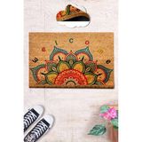 Chilai Home Coco Syringa Doğal Koko Paspas 40x60 Cm Kıl Kapı Önü Paspası - 40 x 60 cm - Renkli